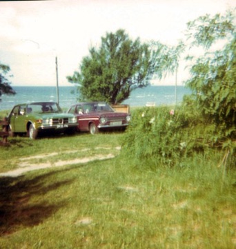 STIHUSVEJ - LYSTRUP STRAND, parkering med udsigt 1980